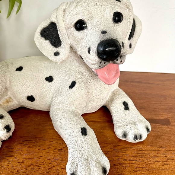 Castagna DALMATIAN Puppy Dog Made in Italy Resin Statue Vintage - Picture 3 of 10